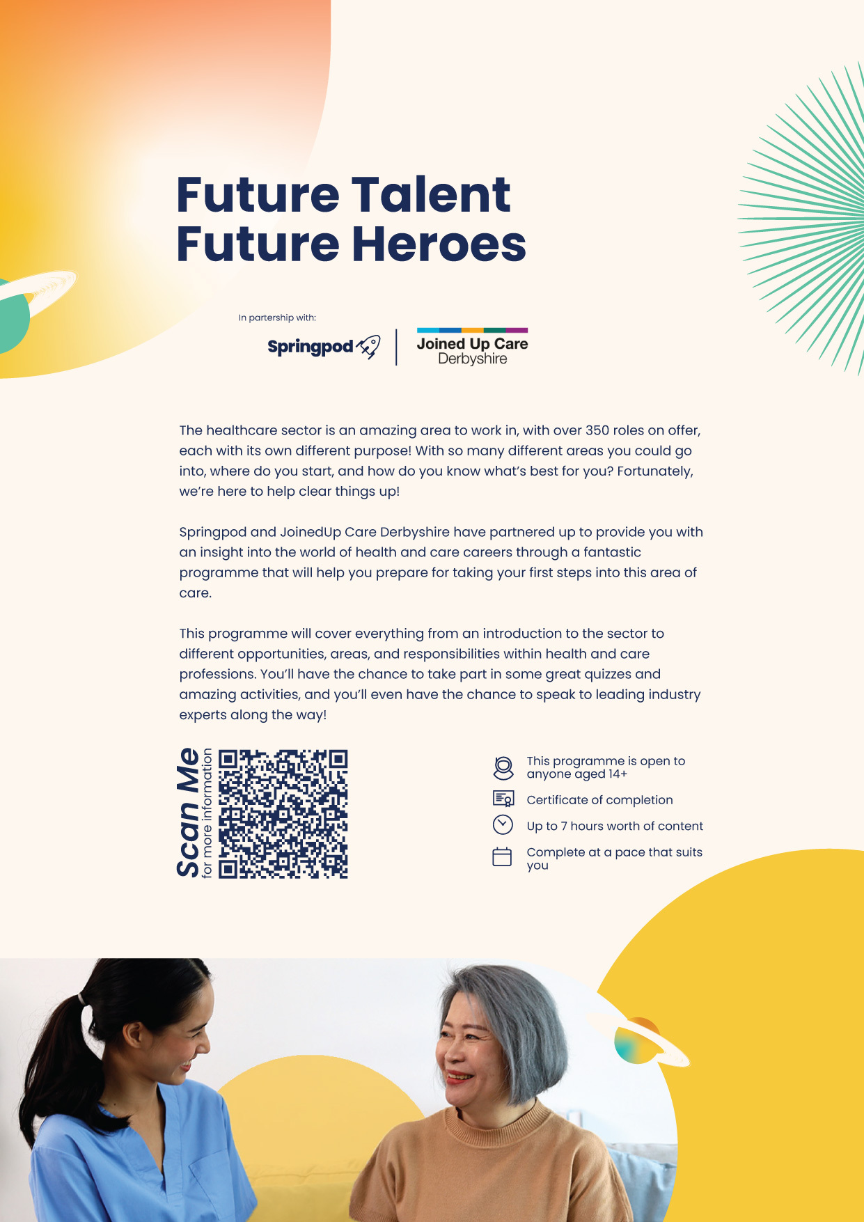 Future Talent Future Heroes flyer