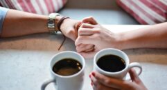 Holding hands